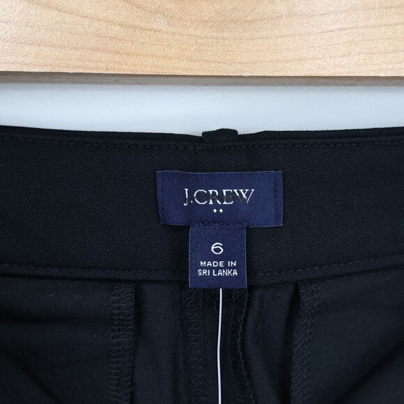 J.Crew Factory Remy Wide Leg Cropped Pant Black Size 6 NWT - Picture 3 of 8